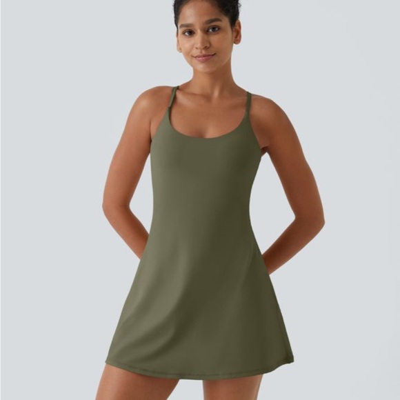 Halara Softlyzero Plush Backless Active Dress-Easy Peezy Edition L - Picture 2 of 9